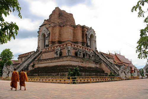 Main Temple Chang Mai Thailand by Zoutedrop