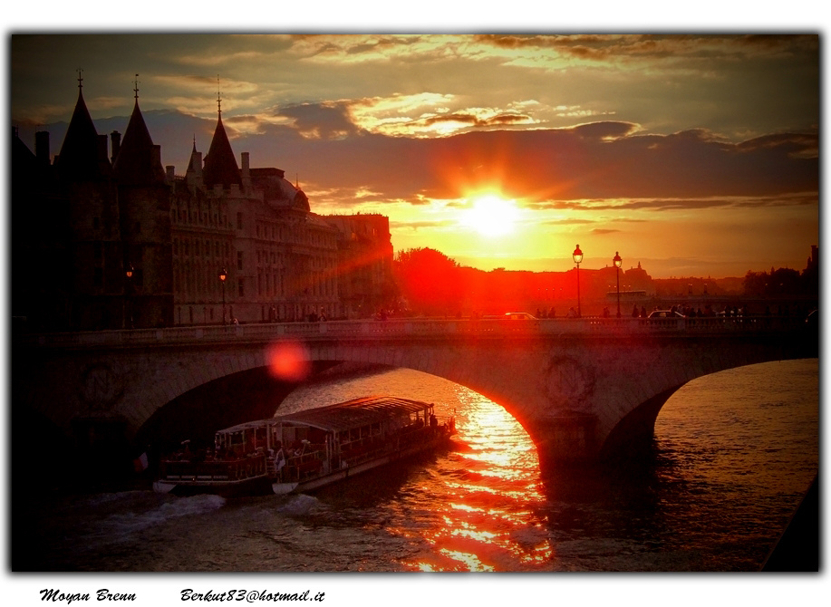 paris seine by Moyan Brenn