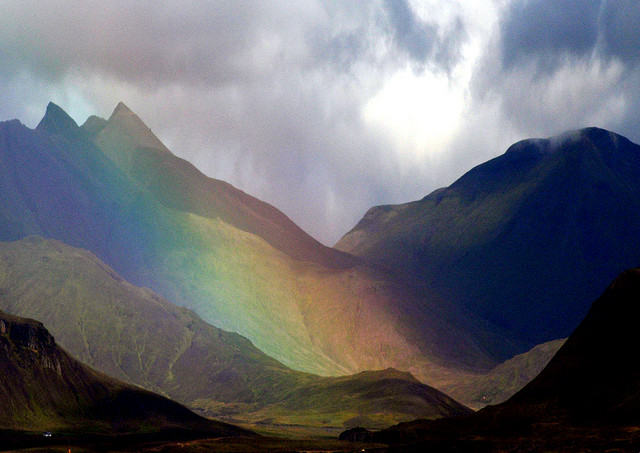 Iceland: Rainbow Volcano by Victor Montol