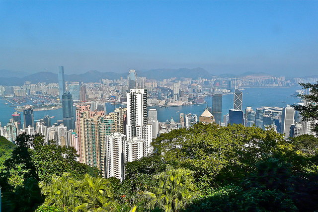 Hong Kong Skyline by Sanfa Media