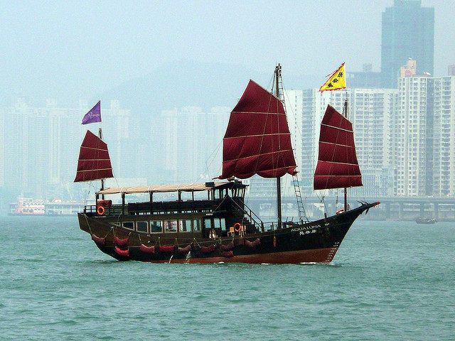 Junk, Hong Kong by Dan Neveill