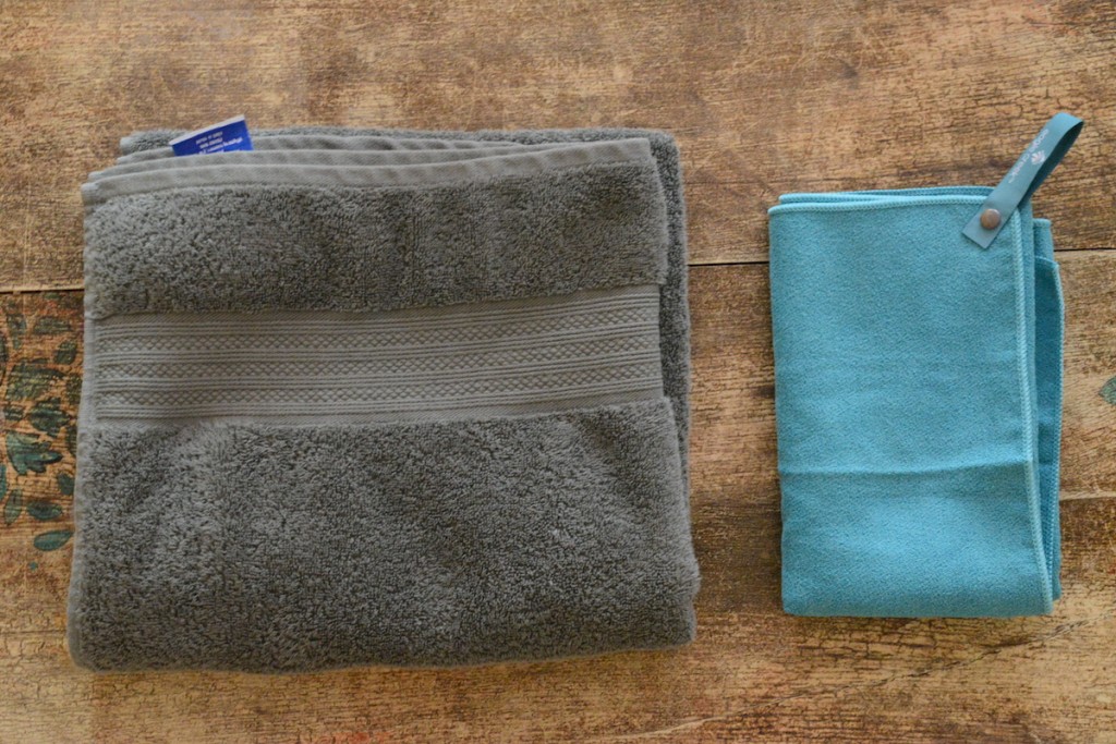 Travel Towel v.s. Normal Towel