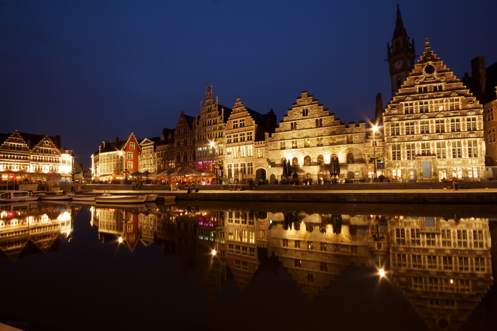 Ghent at Night by Sandeep Pawar 2012