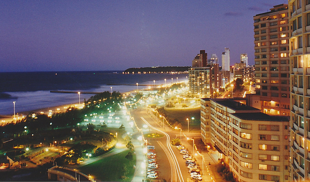 Durban at night. © Image & Design Ian Halsey MMXV