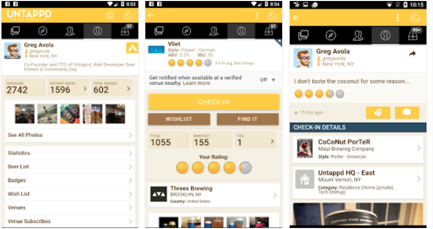 untappd screenshot