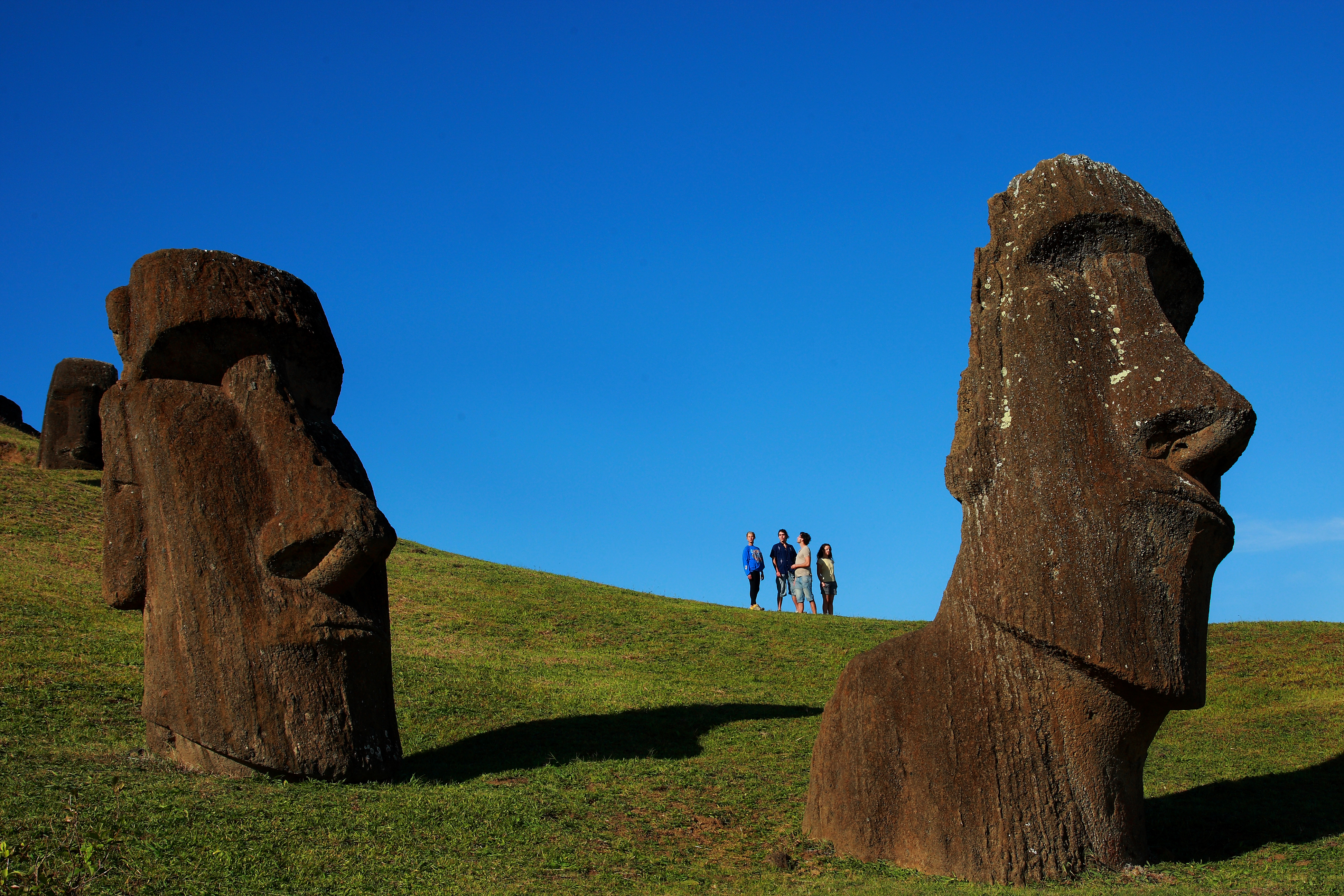 Moai at Rano Raraku. Image courtesy of Sunvil Latin America