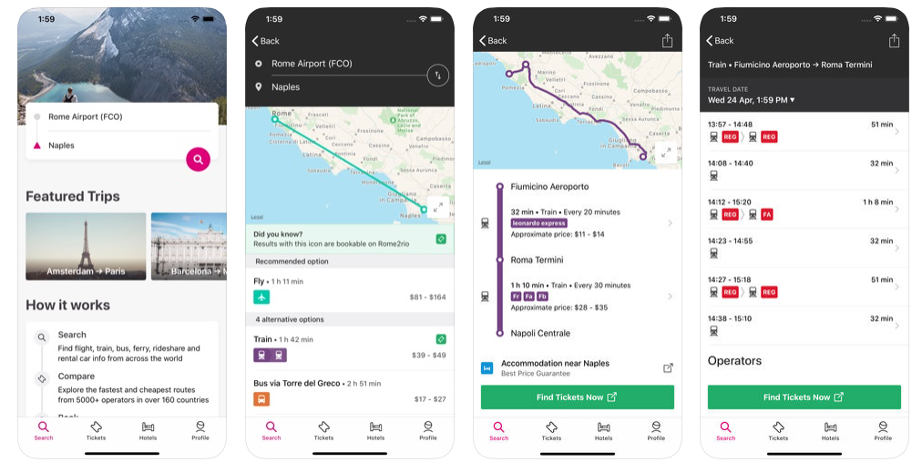 Rome2rio App Review – Travel App of the Month May 2019Worldwide Insure