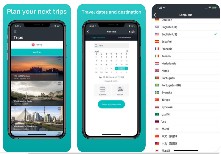 packr travel app