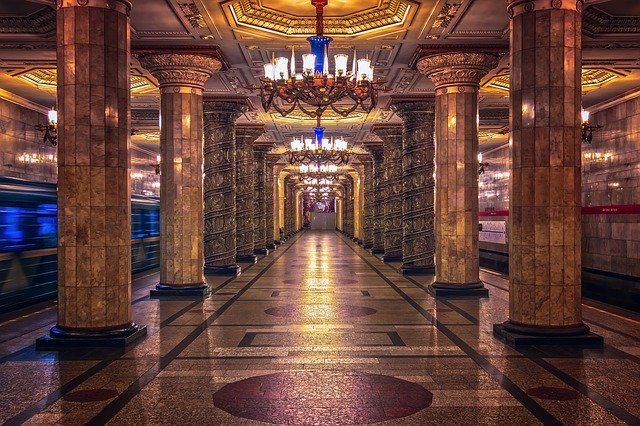 St Petersburg metro Image by Tama66 CC0