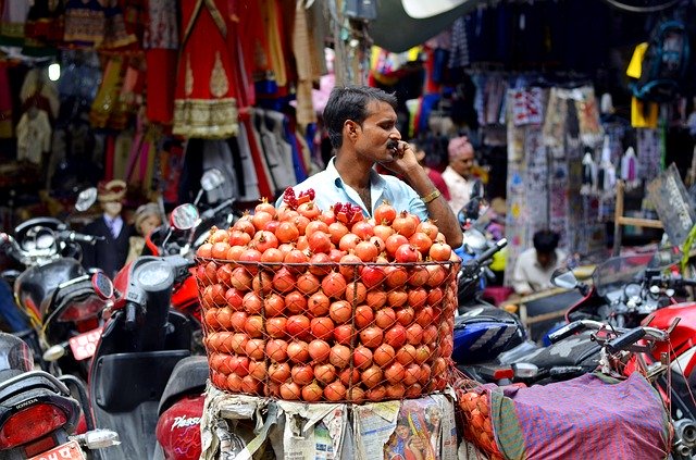 nepal market travel Image