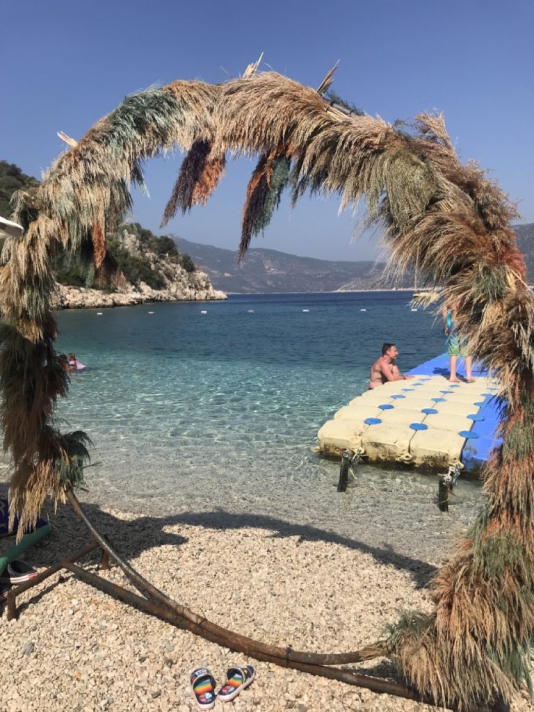 sea view kalkan beach park image