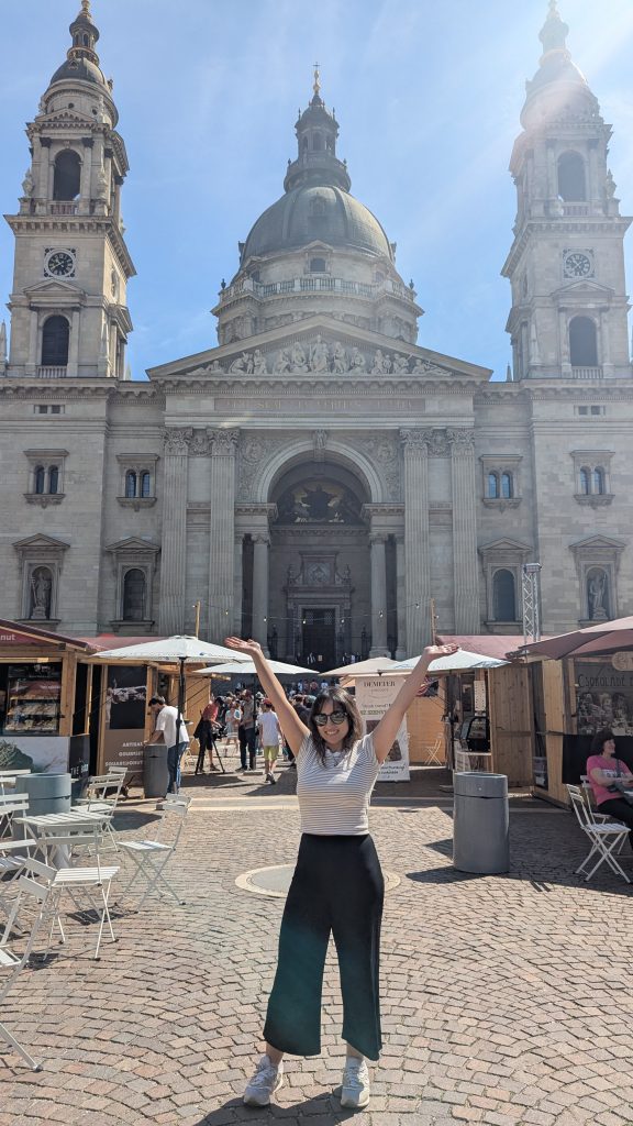 Outside Basilica Budapest