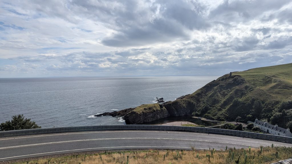 Roadside view in Highlands Scotland