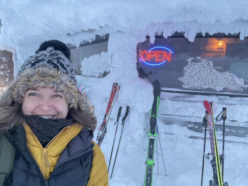 Ylläsjärvi ski resort finland lapland arctic circle image